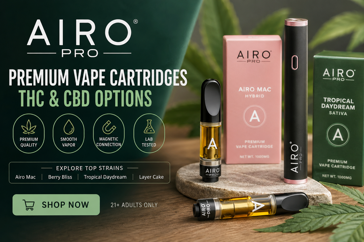 airopro vape pen buy online Airo Pro Cartridges: THC & CBD Vapes coil:Dual Mesh Flavor:Blueberry Watermelon Ice Empty Disposable Vapes |